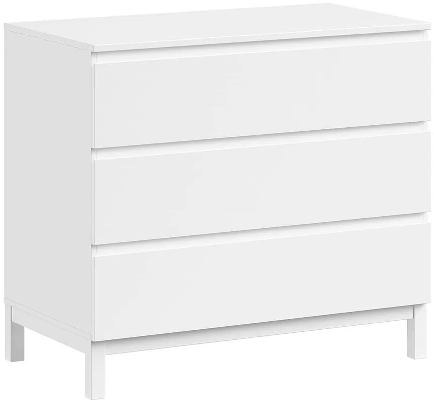 Fehér gyerek komód 99x89x57 cm Eva – Vipack