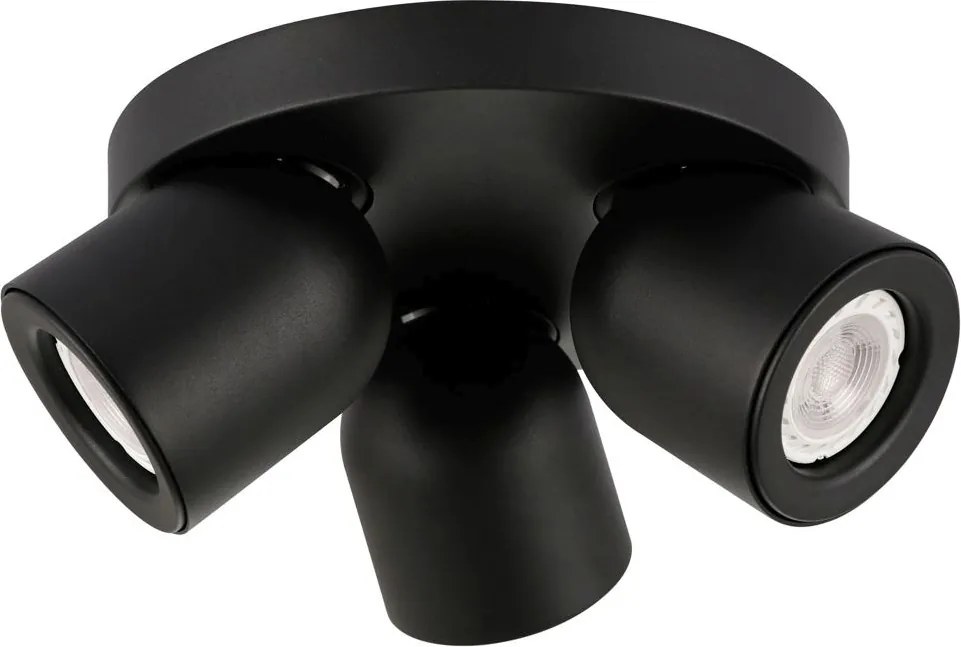 Italux Modern Spot lámpa Nuora Fekete ITXSPL-2855-3C-BL