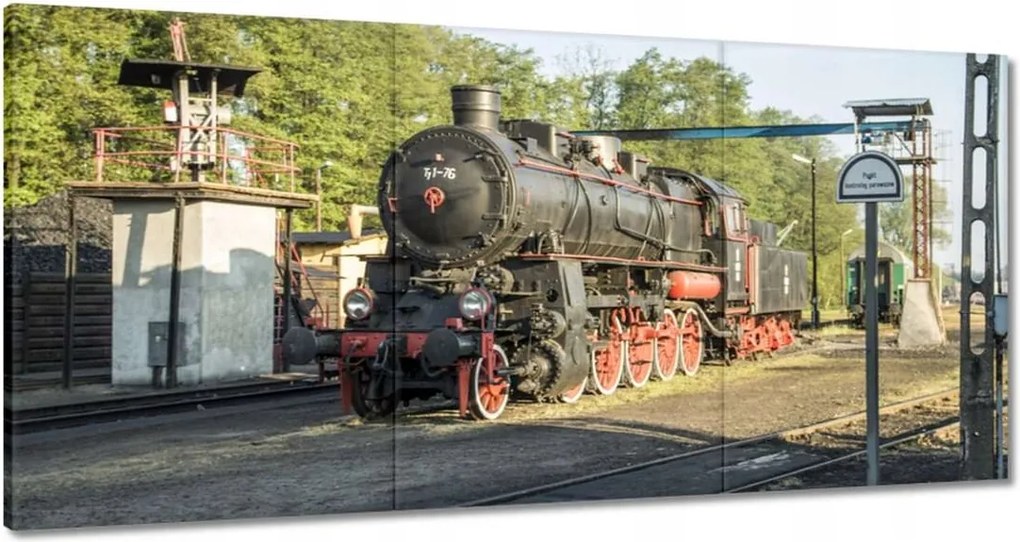 Festmények 180x90 Gőzmozdony Ty1-76