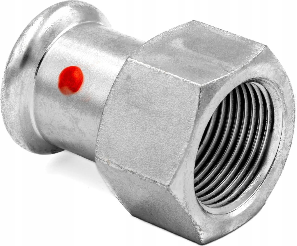 Sanha Mufa 15X1/2" Belső Menet Krimpelt Szénacél Kiváló Minőség