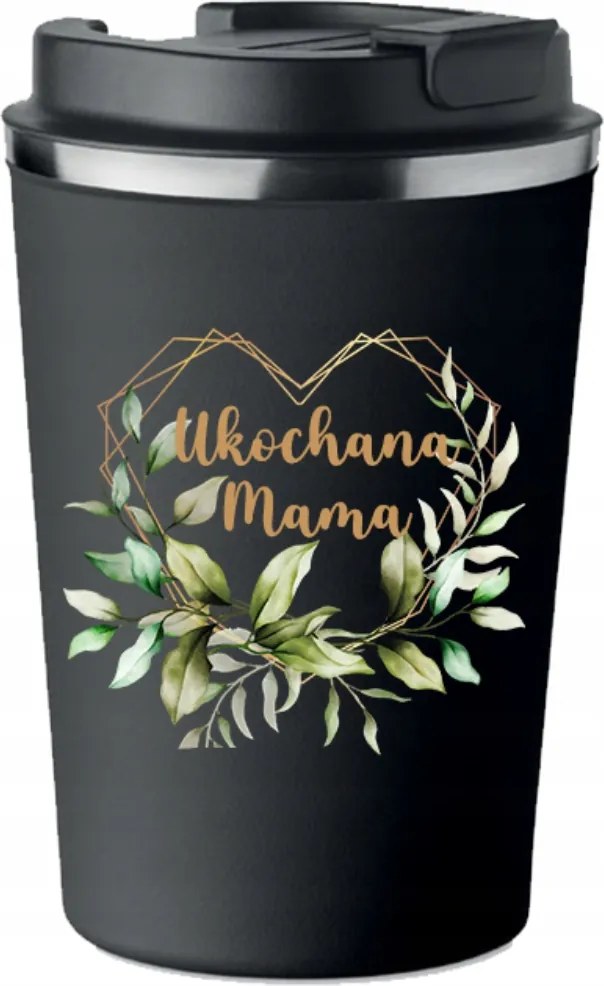 Prémium Termo Bögre fekete Anyák napi ajándék Anya KT_499_cz