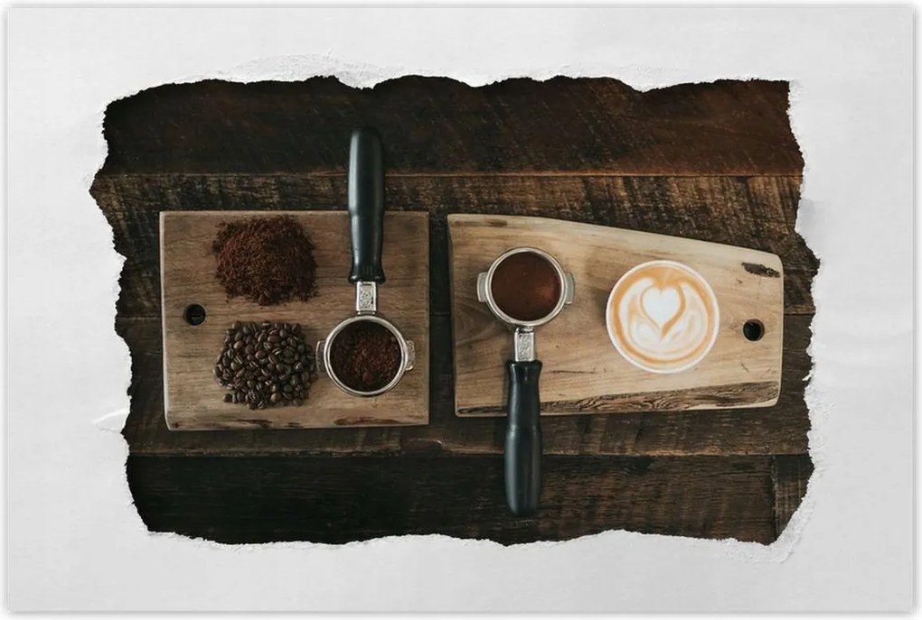 Poszterek 90x60 Kávé ínyenceknek Bronz