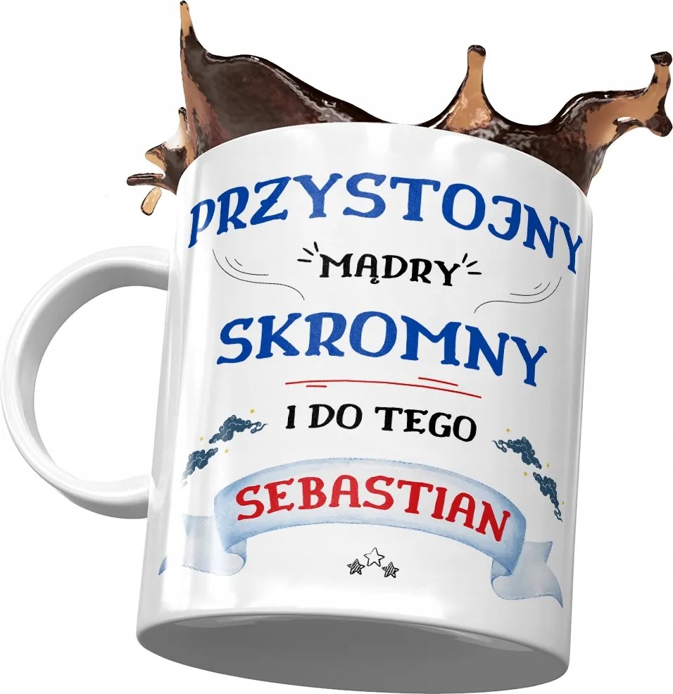 Bögre Sebastian Seba Férj Kolléga Ajándék Nyomtatott Fotóval