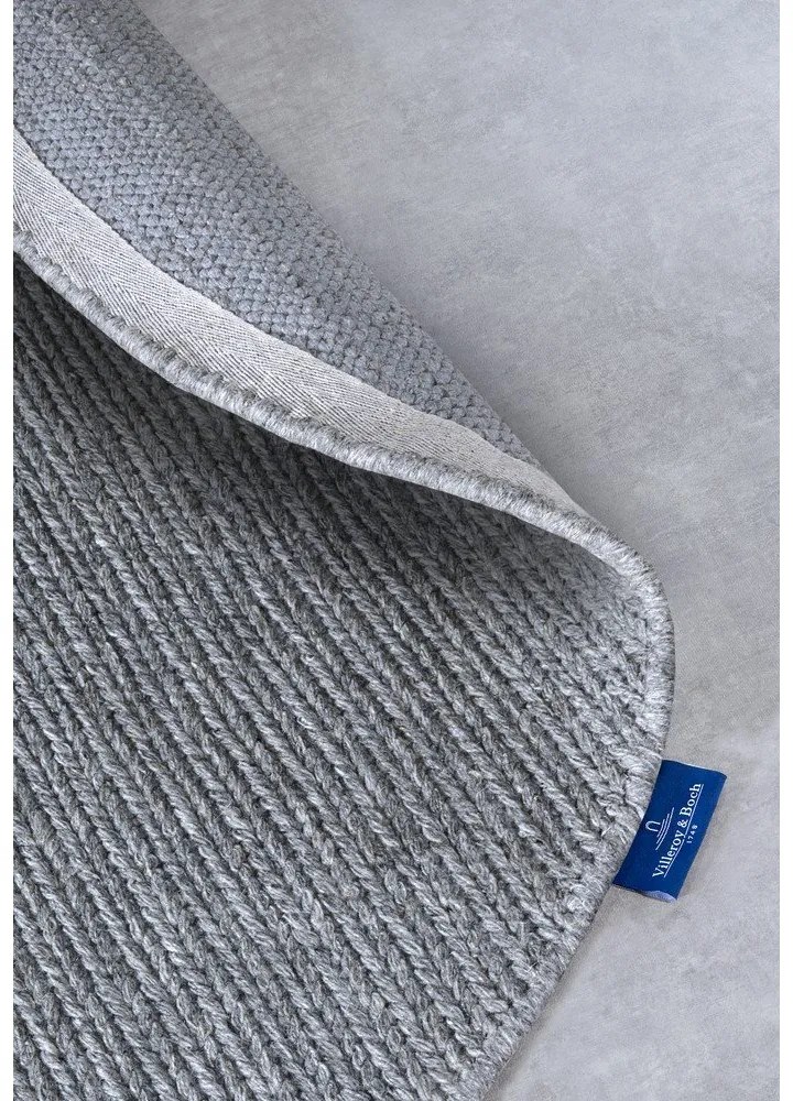 Szürke kézi szövésű gyapjú kerek szőnyeg ø 200 cm Francois – Villeroy&amp;Boch