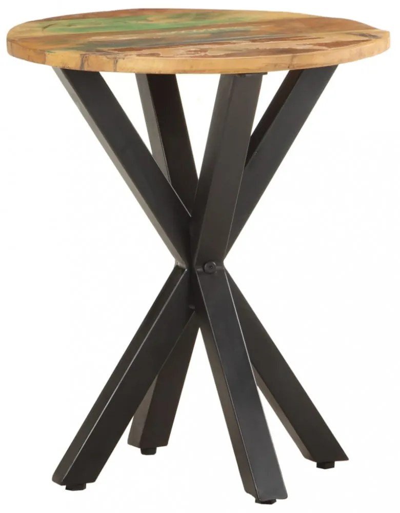 vidaXL tömör újrahasznosított fa kisasztal 48 x 48 x 56 cm