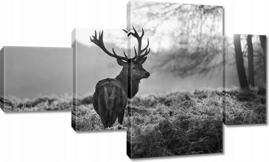 Vászonkép 130x80 Szarvas a rikkancson