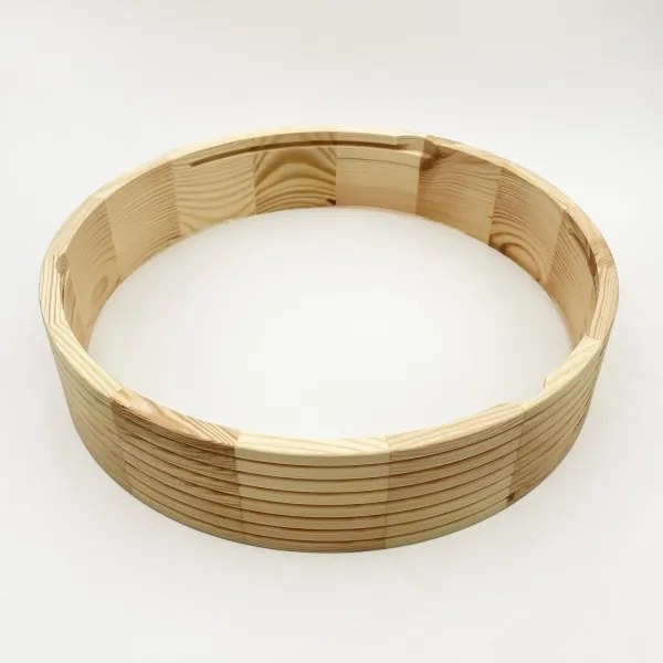 Mennyezeti lámpa NATURAL MODERN 2xE27/15W/230V, átmérő 37,5 cm, fenyő