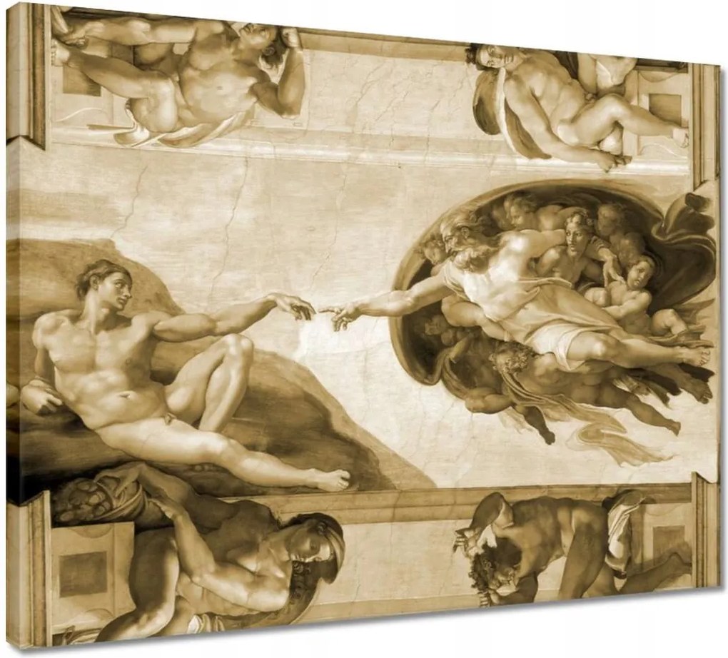 Vászonkép 50x40 Ádám teremtése