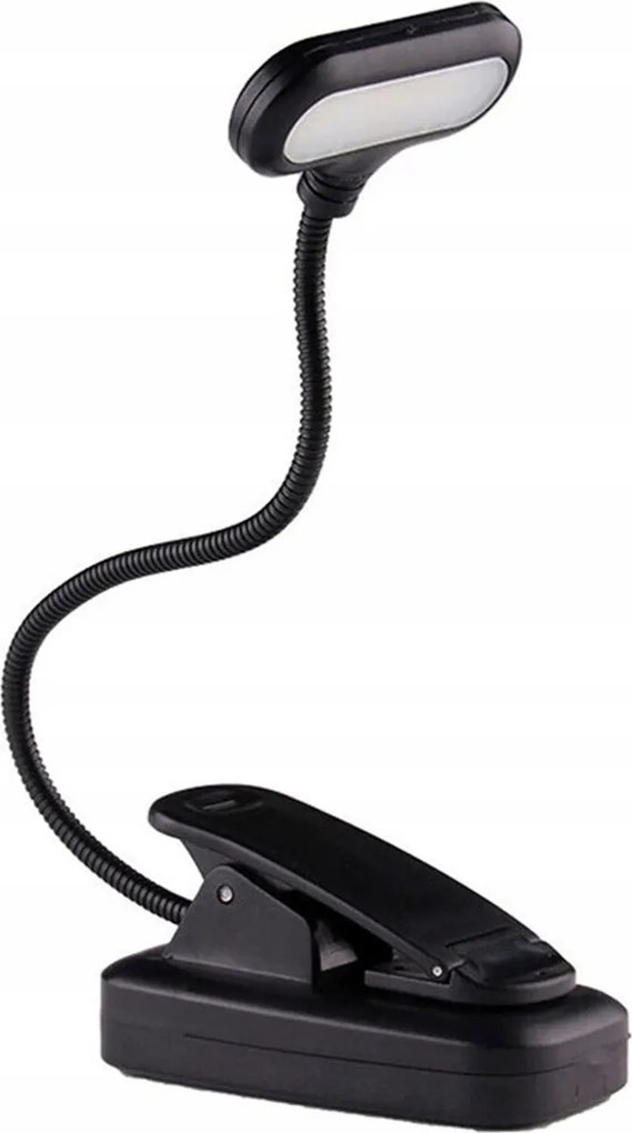 Asztali éjjeli lámpa csiptetős led olvasólámpa