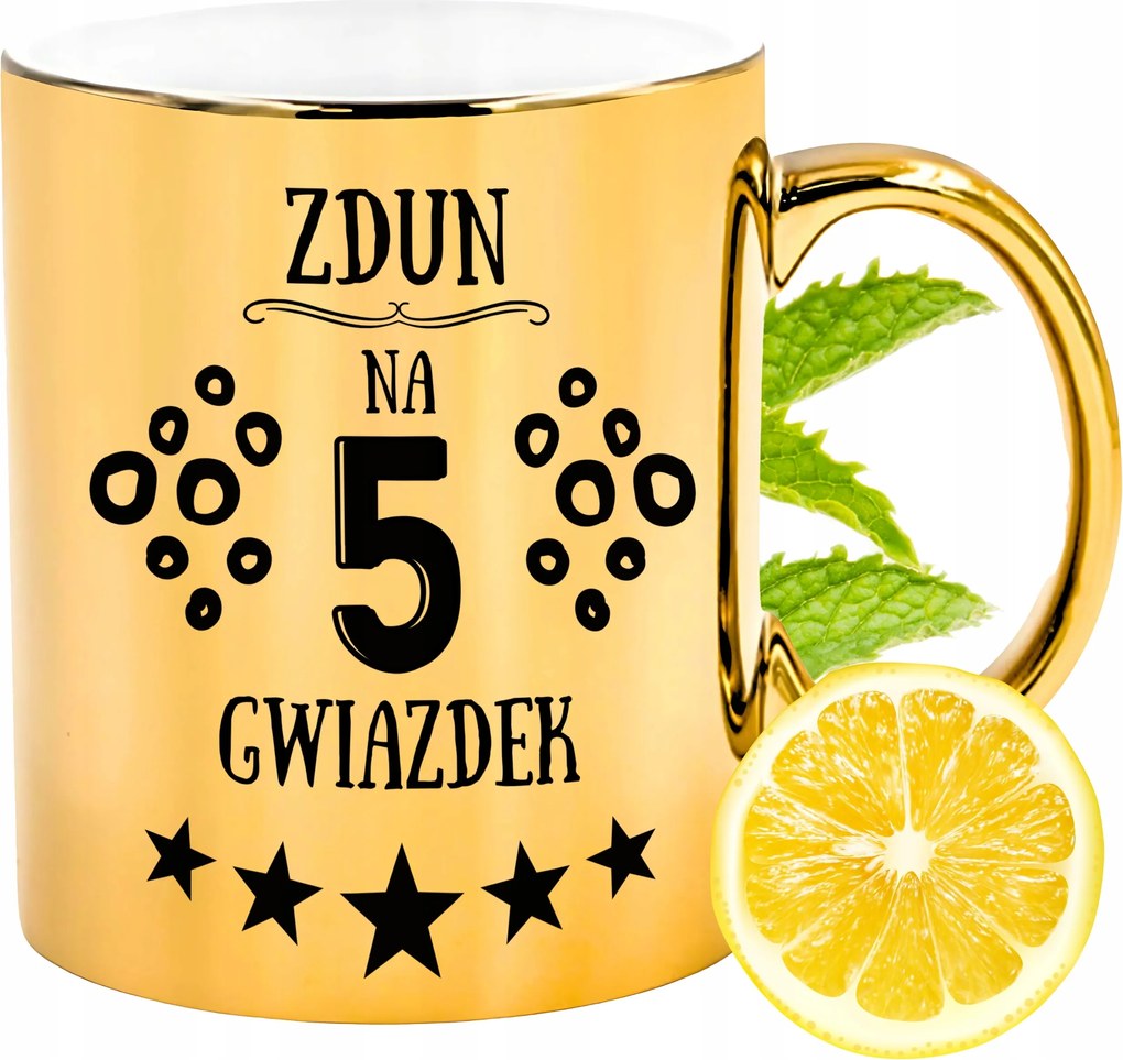 Prémium Arany Csillogó Bögre Ajándék Nyomtatott Fotóval