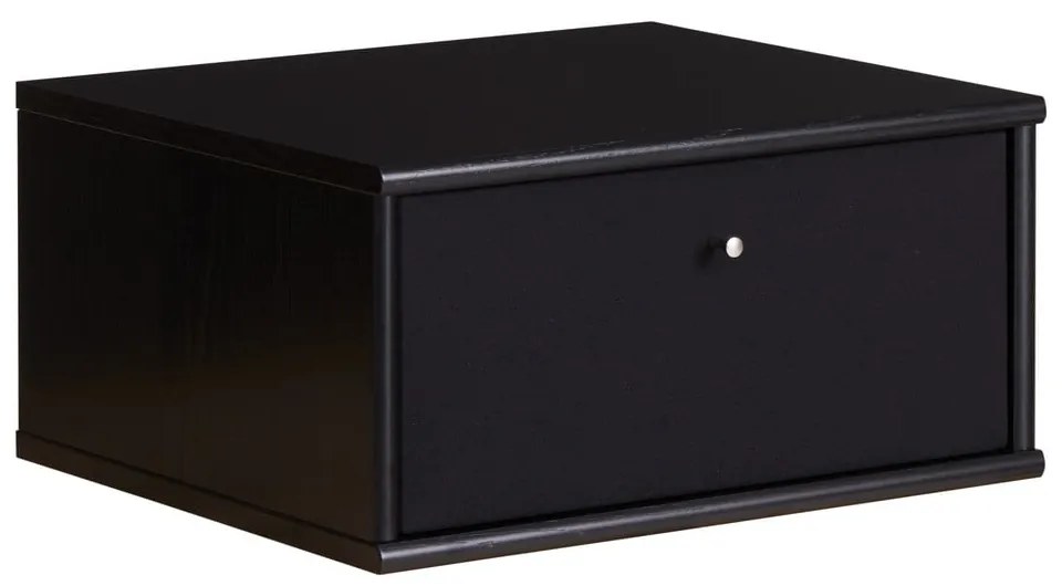 Fekete függő éjjeliszekrény Mistral - Hammel Furniture