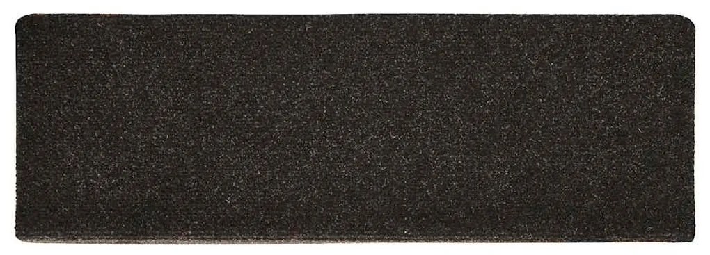 30 db sötétszürke öntapadó lépcsőszőnyeg 65x21x4 cm