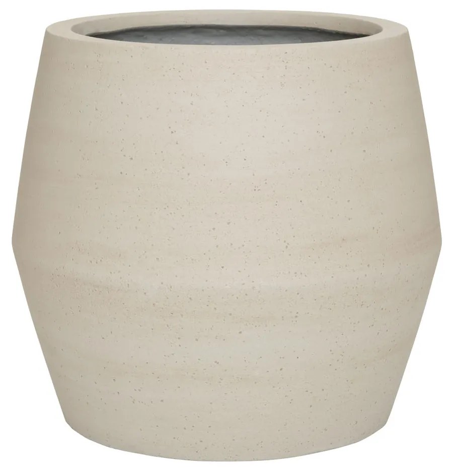 Pottery Pots Harley virágcserép, puha bézs, többféle méretben - Fazekas edények méret: S - ⌀ 36, óra. 32 cm