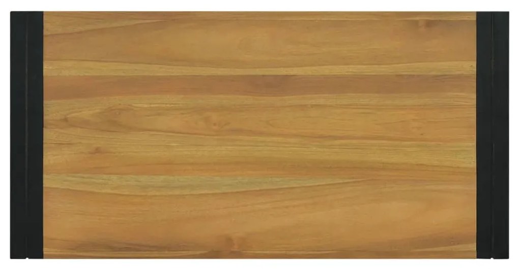 Tömör tíkfa fürdőszobaszekrény 90 x 45 x 35 cm