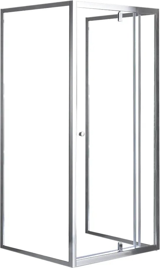 Flexi 80x90 cm falsíkra szerelhető aszimmetrikus zuhanykabin zuhanytálca nélkül