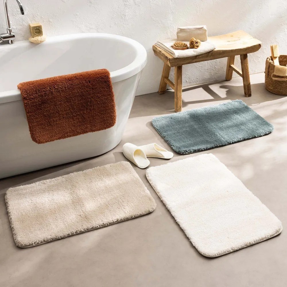 Szürkészöld fürdőszobai kilépő 50x80 cm Mael – douceur d'intérieur