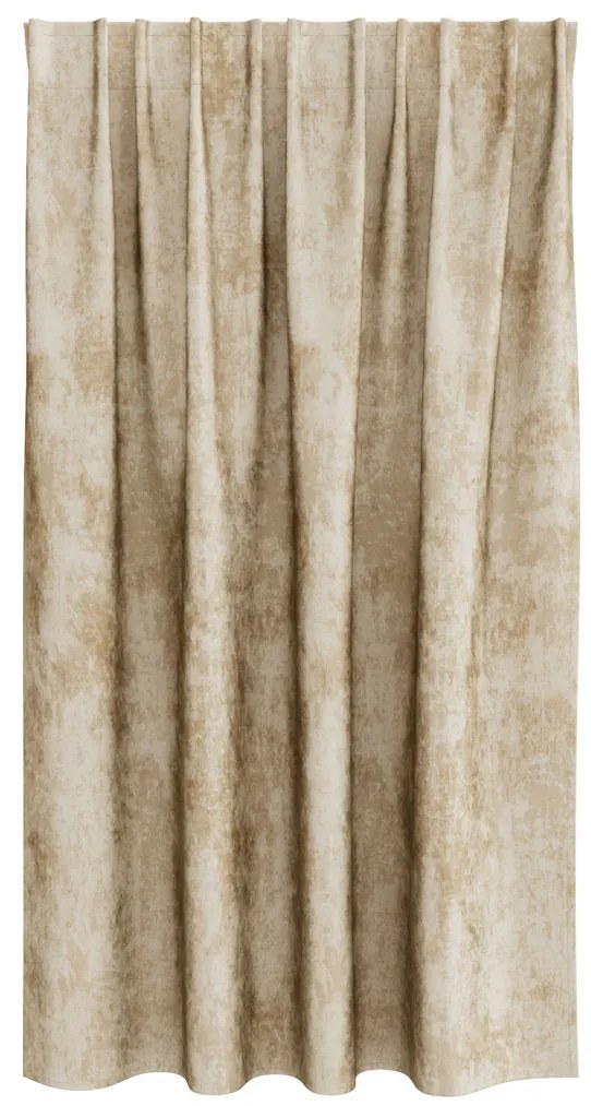 Selyemfüggöny 2 db gyűrűs függöny Krém 140x140 cm