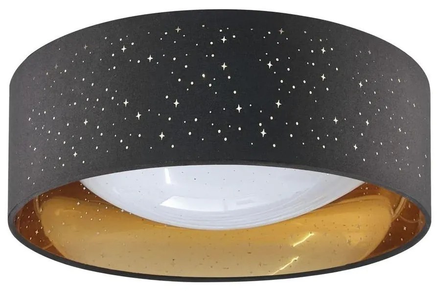 LED Mennyezeti lámpa TULUZA LED/18W/230V á. 32 cm fekete