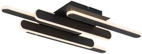 RÁBALUX 71050 SINDRI Modern LED Mennyezeti Lámpa Fekete IP20