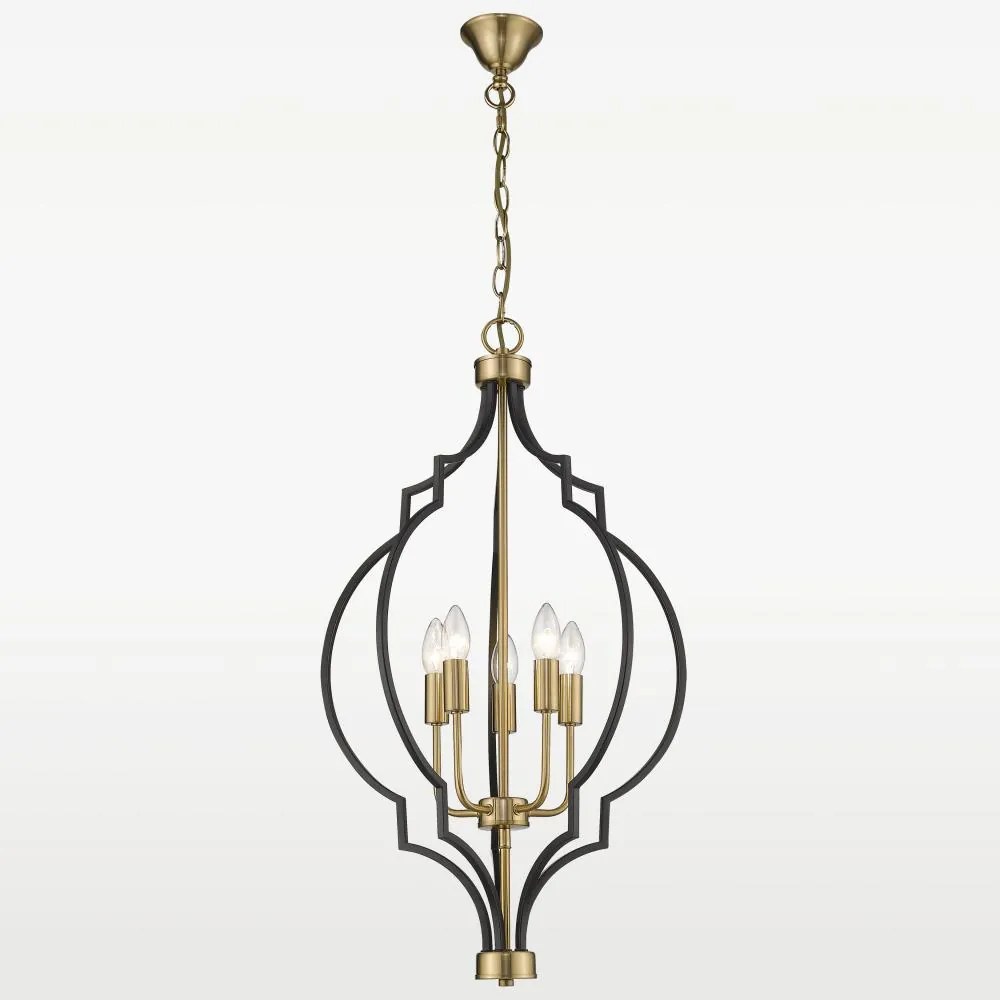 Cosmolight modern csillár nashville fekete arany cosp05186bk