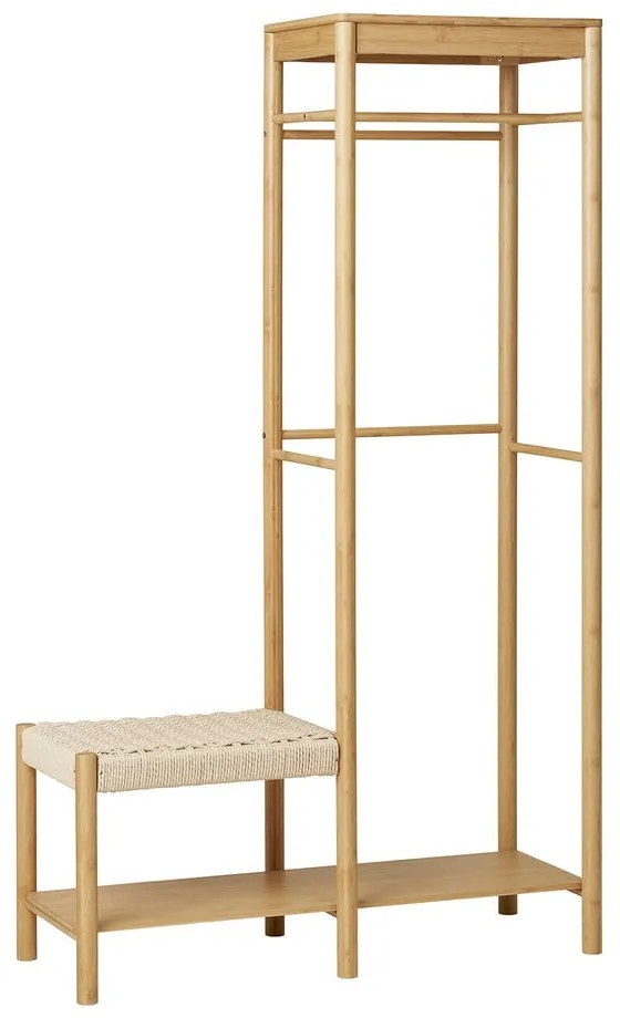 Natúr színű bambusz előszoba bútor Ember – House Nordic