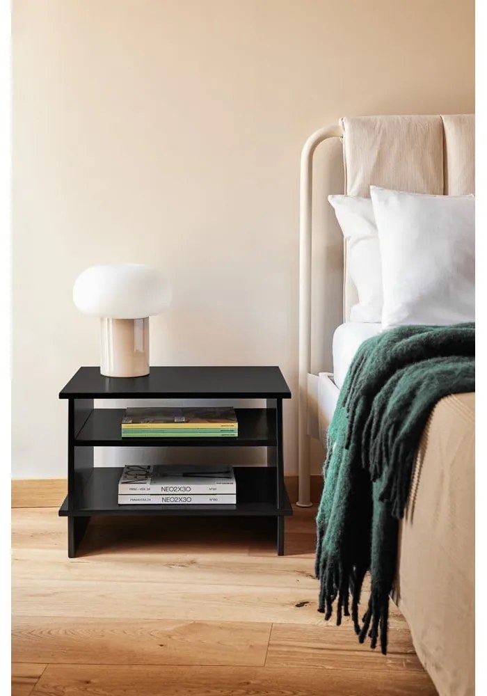 Fekete éjjeliszekrény Inari – Teulat