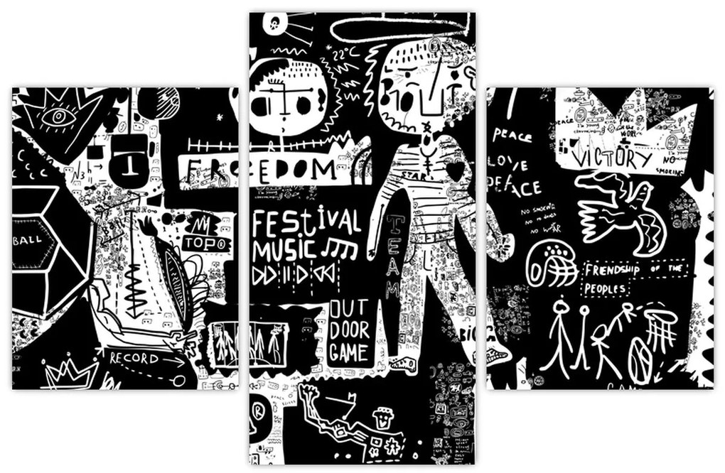 Kép - Graffiti (90x60 cm)