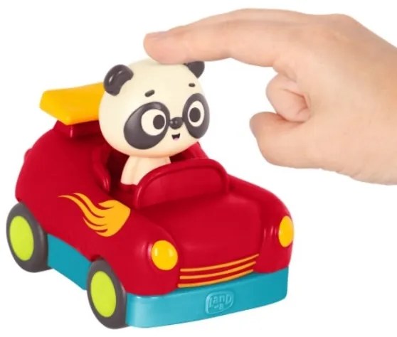 B-Toys - Autó távirányítóval Panda Bingo 4xAA + 2xAAA