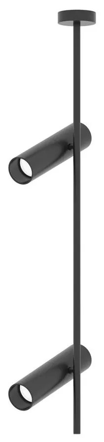 Maytoni C021CL-02B - Csillár rúdon ELTI 2xGU10/50W/230V fekete