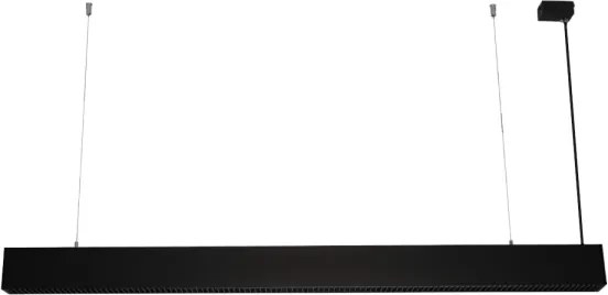 LED csillár kábelen LED/55W/230V 3000/4000/6500K 120 cm fekete