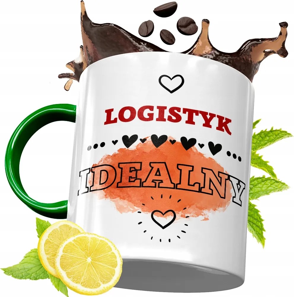 Zöld Bögre Logisztikusnak Születésnapi Ajándék fényképes nyomtatással