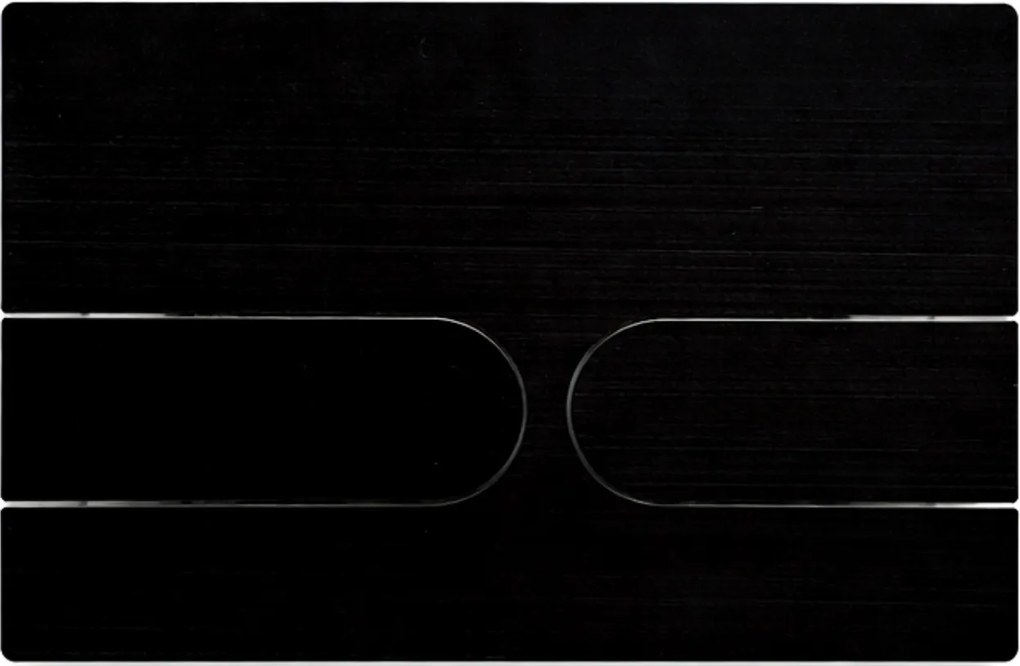 Öblítő gomb Acél T3 fekete matt wc vázhoz Jomo Werit Jomo Tech