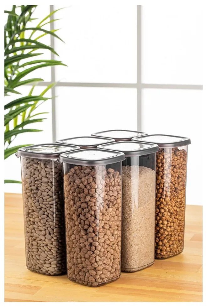 Élelmiszertartó doboz szett 6 db-os Fresco – Hermia