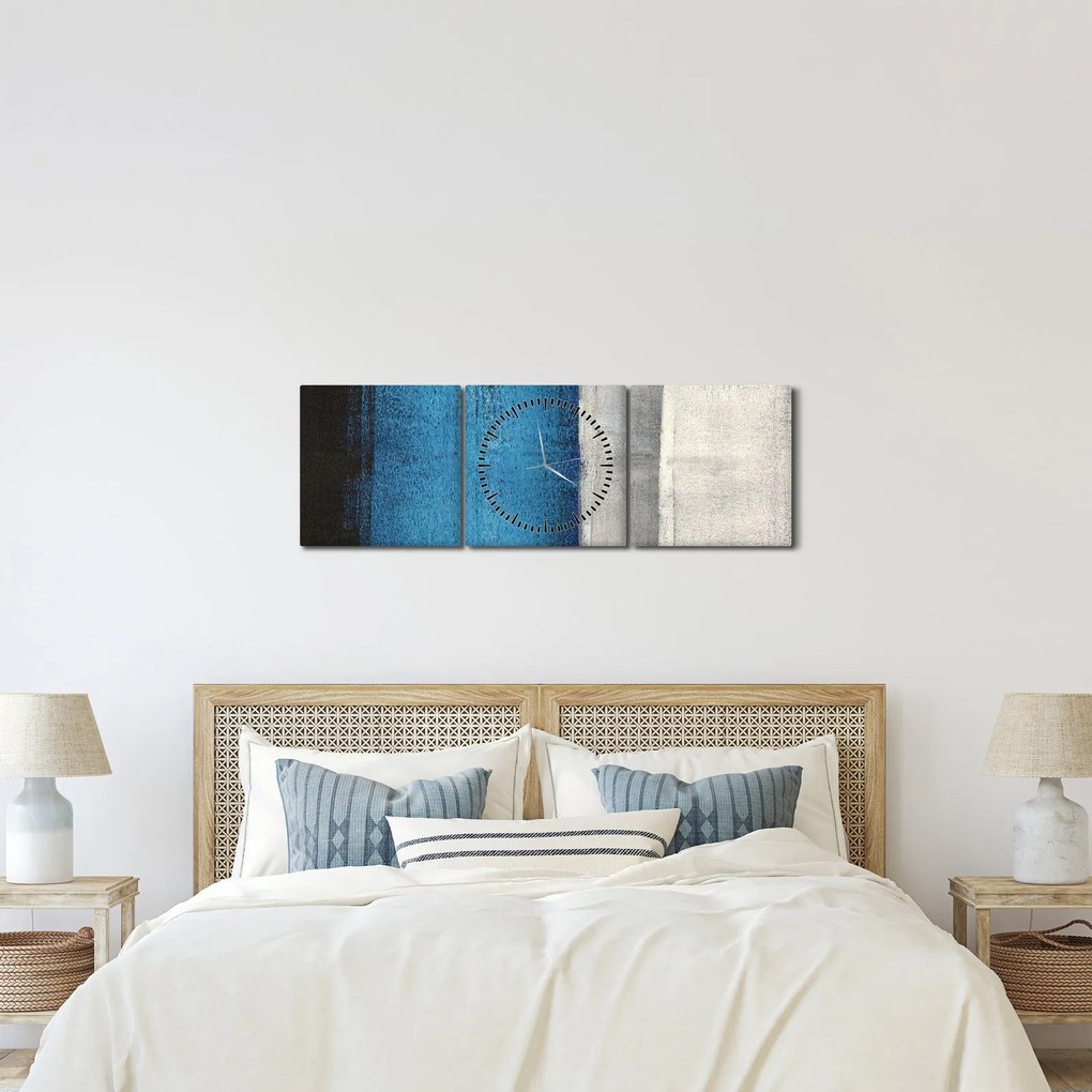 Kép - Absztrakció (órával) (90x30 cm)