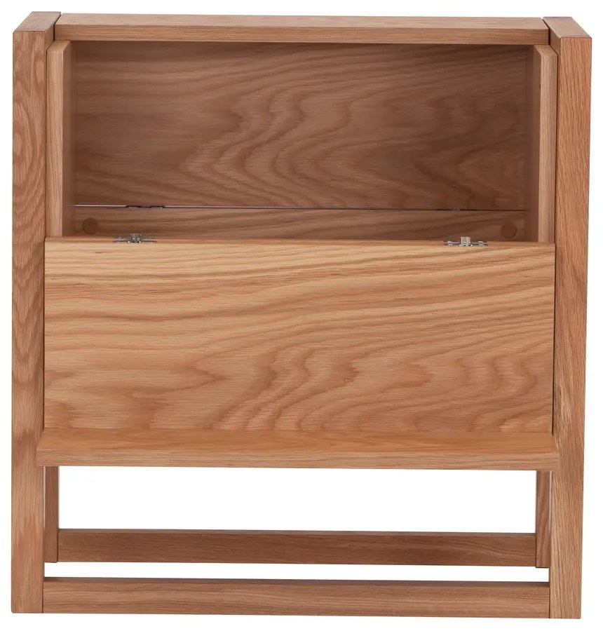 NewEst tölgyfa natúr színű bortartó szekrény 59x60 cm - Woodman