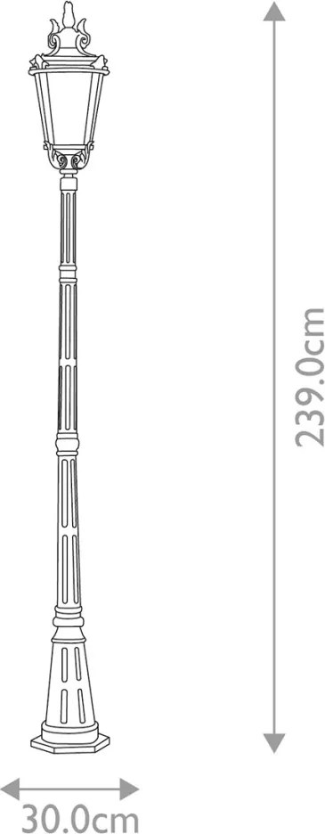 ELSTEAD BT5-L BALTIMORE Kandeláber Borostyán, Antik bronz E27 IP44