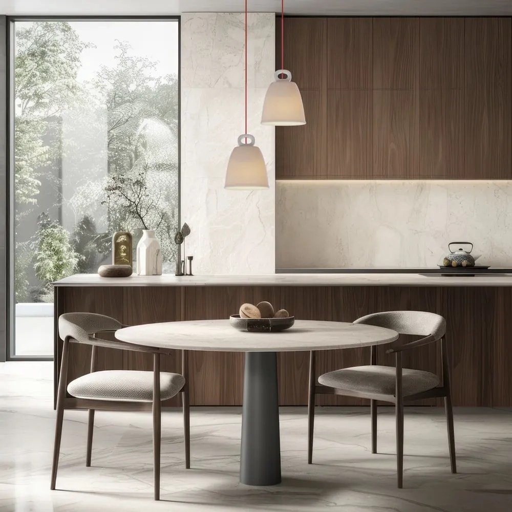 Fehér függőlámpa kerámia búrával Sewilla – Candellux Lighting