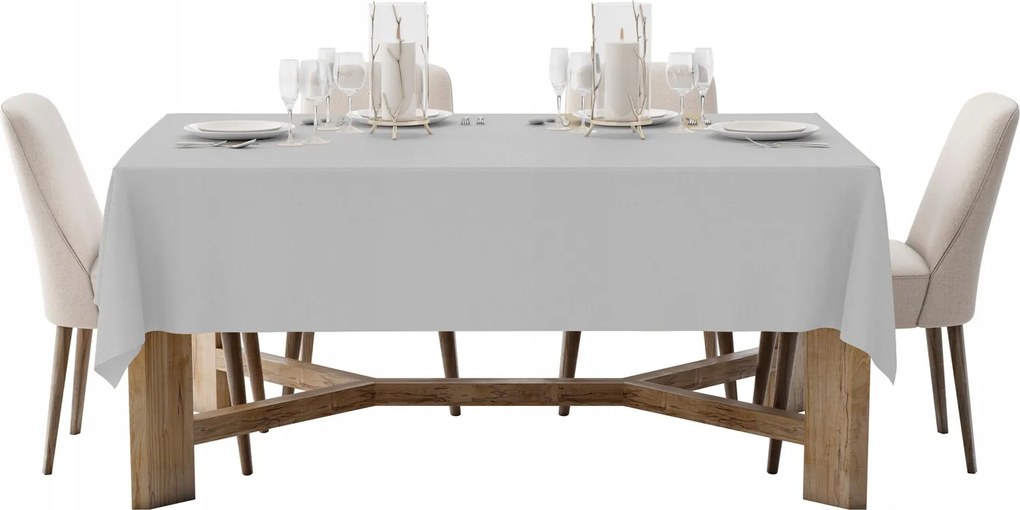 Szürke Abrosz 140x280 Vastag Matt Sima Univerzális Asztalra