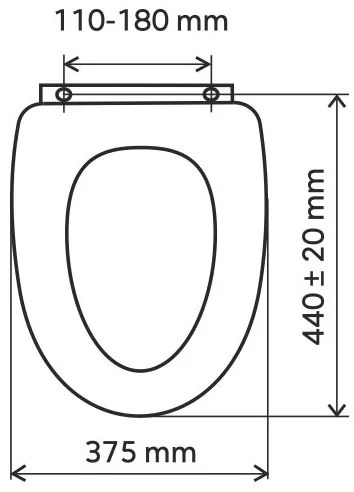 FERRO - WC-ülőke MDF/wenge