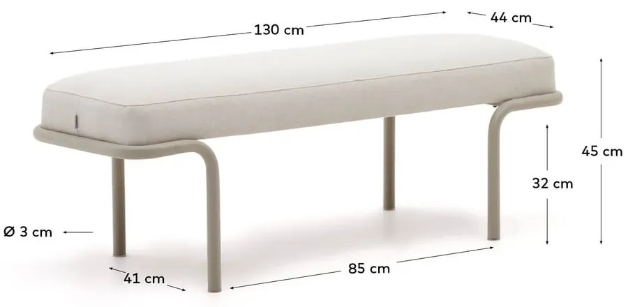 Bézs pad Compo – Kave Home