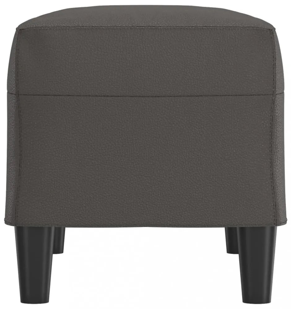 vidaXL szürke műbőr pad 70 x 35 x 41 cm