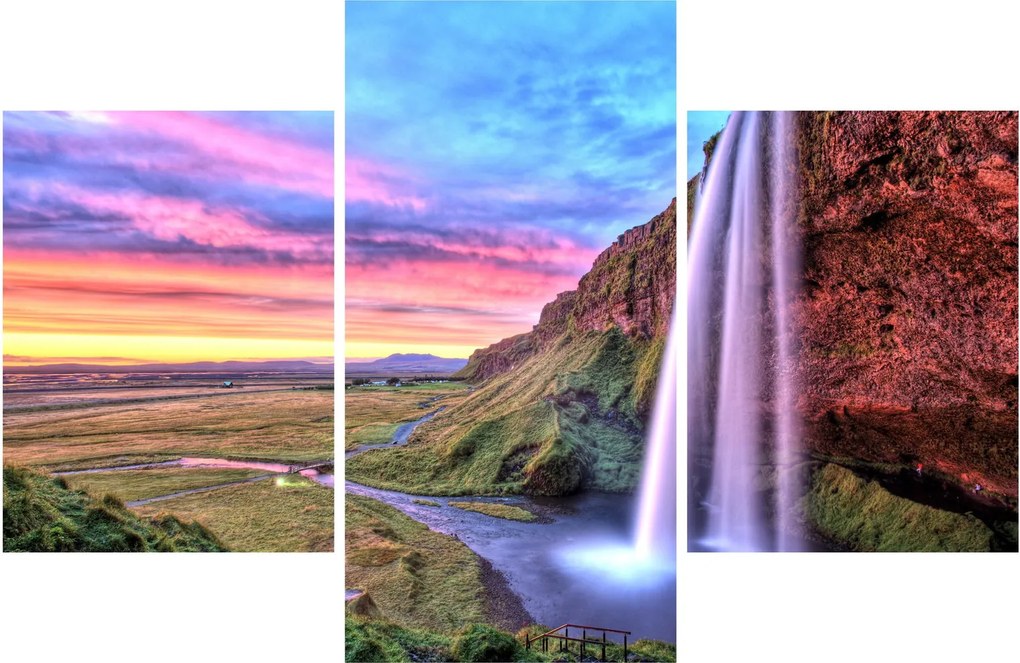 Kép - Seljalandsfoss vízesés (90x60 cm)