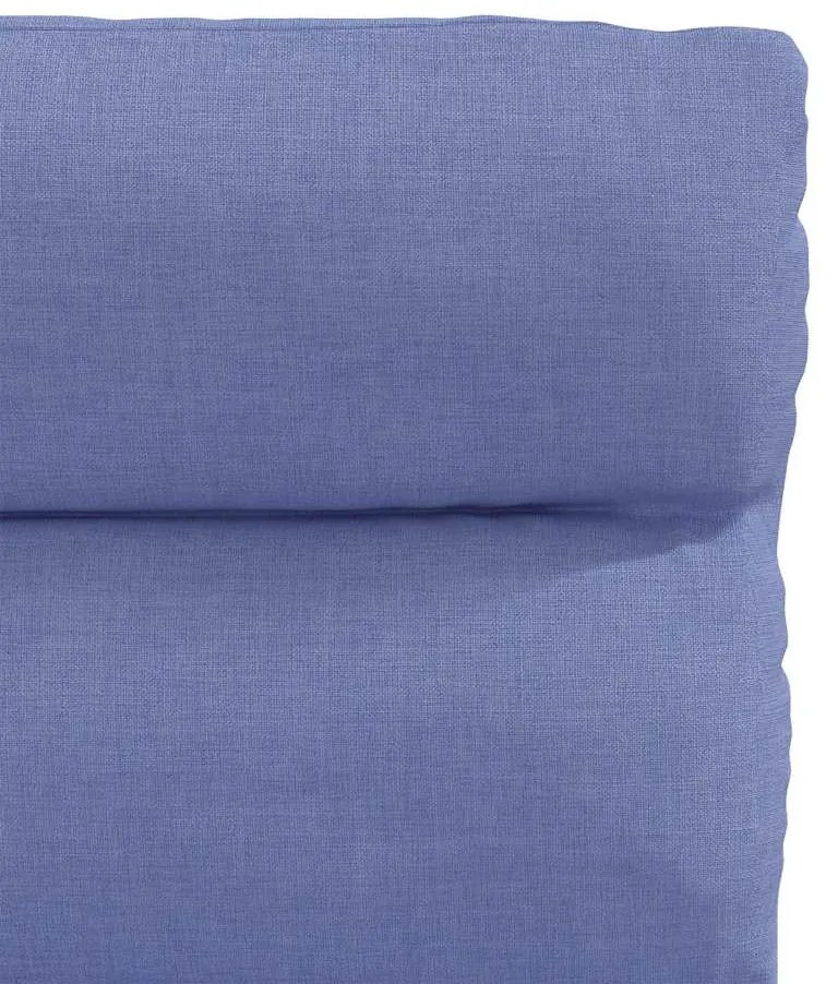 vidaXL étkezőszékek 6 db Jeans kék szövet
