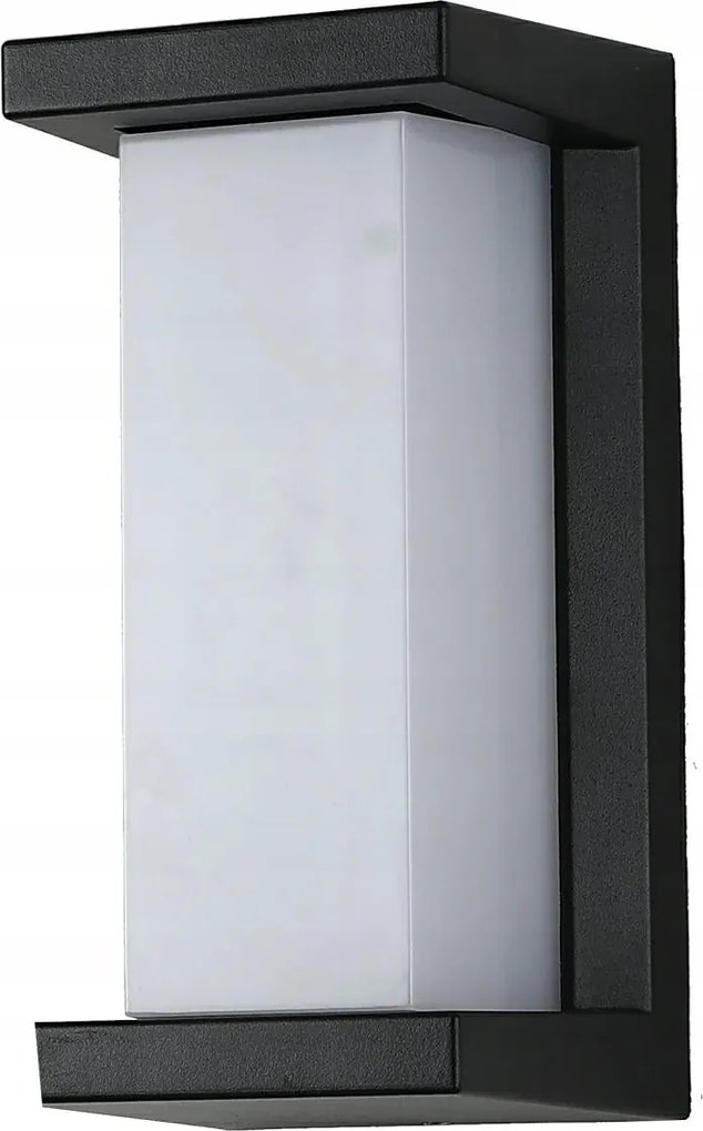 Kültéri kerti fali lámpa fekete fehér IP54 modern Idealed