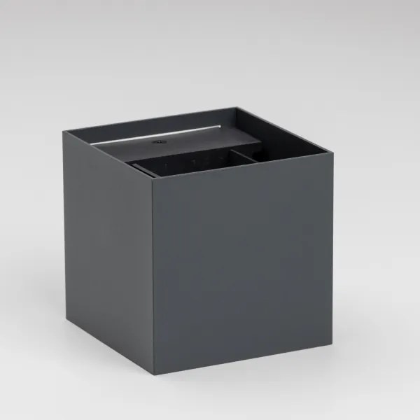 Brilagi - LED Kültéri fali lámpa CUBE LED/6W/230V antracit IP54