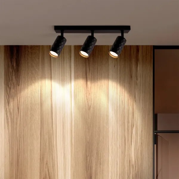 Brilagi - LED RGBW fényerőszabályozható spotlámpa SELE DIAMANT 3xGU10/4,8W/230V fekete