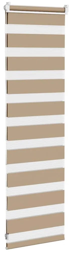 zebrafüggönnyel homokbarna szövetszélesség 40,9 cm poliészter