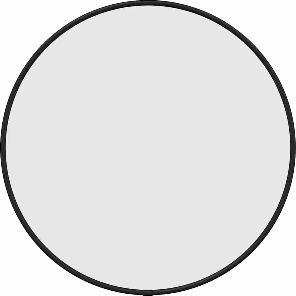 vidaXL fekete falitükör Ø 40 cm Kerek