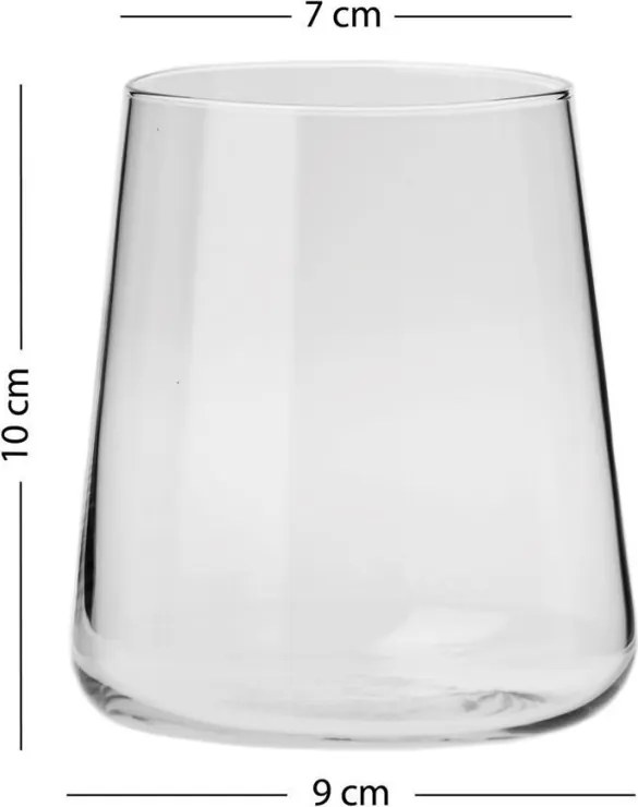 4 részes üveg pohárszett 420 ml