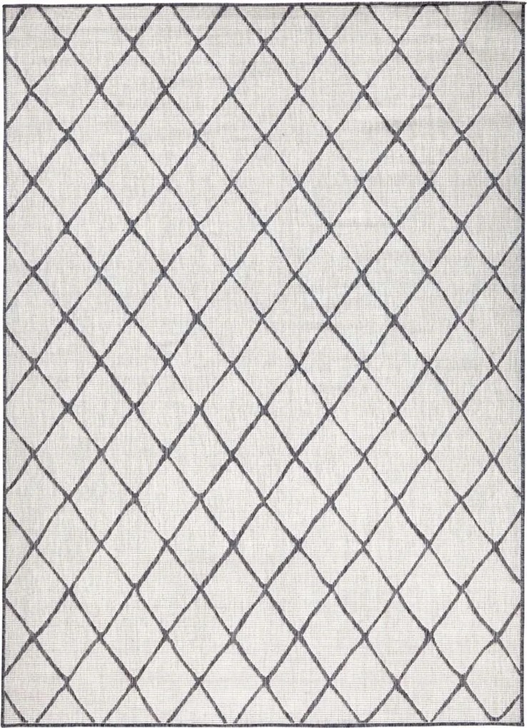 Teraszszőnyeg krémszürke Malaga 160x230 cm